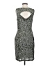 Jennifer Lopez Animal Print Gray Casual Dress Size S - photo 2