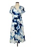 Ouges Print Blue Casual Dress Size L - photo 1