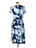 Ouges Print Blue Casual Dress Size L - photo 2