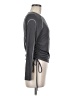 Cider 100% Cotton Gray Long Sleeve Top Size M - photo 4