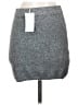 MNG Solid Gray Casual Skirt Size S - photo 2