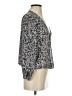 Joie Gray 3/4 Sleeve Blouse Size S - photo 4