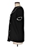 Max Mara 100% Silk Black Short Sleeve Top Size 8 - photo 5