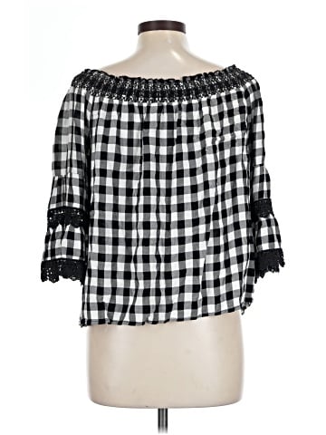 Xhilaration 3/4 Sleeve Blouse (view 2)