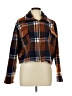 Boohoo 100% Polyester Plaid Brown Jacket Size 12 - photo 1