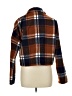 Boohoo 100% Polyester Plaid Brown Jacket Size 12 - photo 2