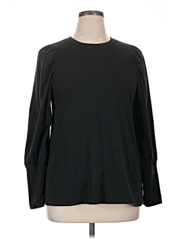 Madewell Plus Brushed Puff-Sleeve Top (view 1)