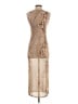 Lioness Metallic Tan Cocktail Dress Size S - photo 2