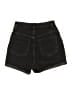 Zara Black Denim Shorts Size 6 - photo 2