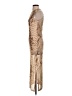 Lioness Metallic Tan Cocktail Dress Size S - photo 5