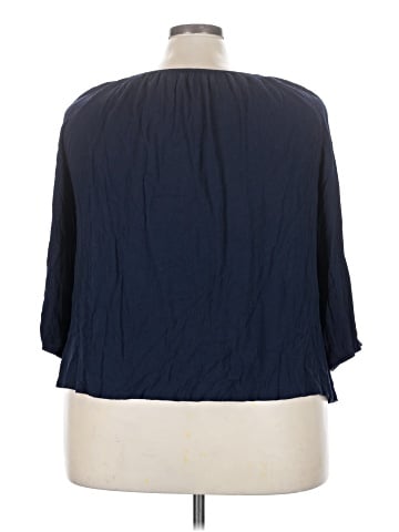 Solitaire 3/4 Sleeve Blouse (view 2)