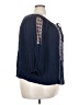 Solitaire 100% Rayon Blue 3/4 Sleeve Blouse Size 3X - photo 4