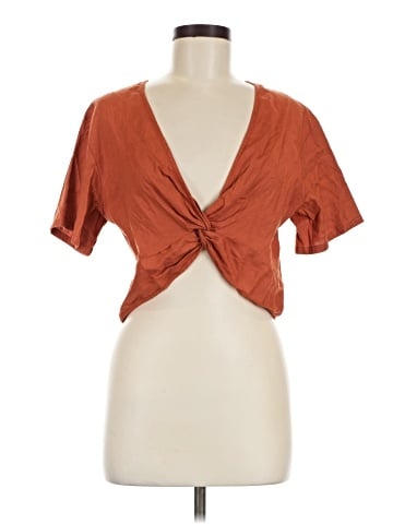 Monrow Short Sleeve Blouse (view 1)