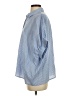 Double Zero Stripes Blue 3/4 Sleeve Blouse Size S - photo 5
