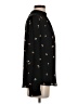 Halogen 100% Polyester Floral Black Long Sleeve Blouse Size S - photo 4