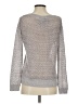 guinevere Metallic Silver Pullover Sweater Size S - photo 2