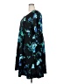 Avenue Print Blue Casual Dress Size 26 - 28 Plus - photo 5