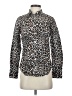 J.Crew Animal Print Brown Long Sleeve Blouse Size 2 - photo 1
