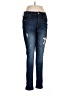 Express Solid Blue Jeans Size 8 - photo 1