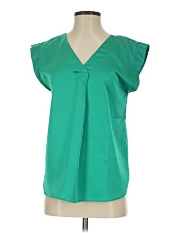 Ann Taylor LOFT Short Sleeve Blouse (view 1)