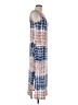 Shein Tie-dye Blue Casual Dress Size 6 - photo 4