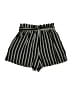 Lush 100% Polyester Stripes Black Shorts Size S - photo 2