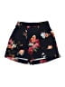 Good Luck Gem Floral Blue Black Shorts Size XS - photo 1