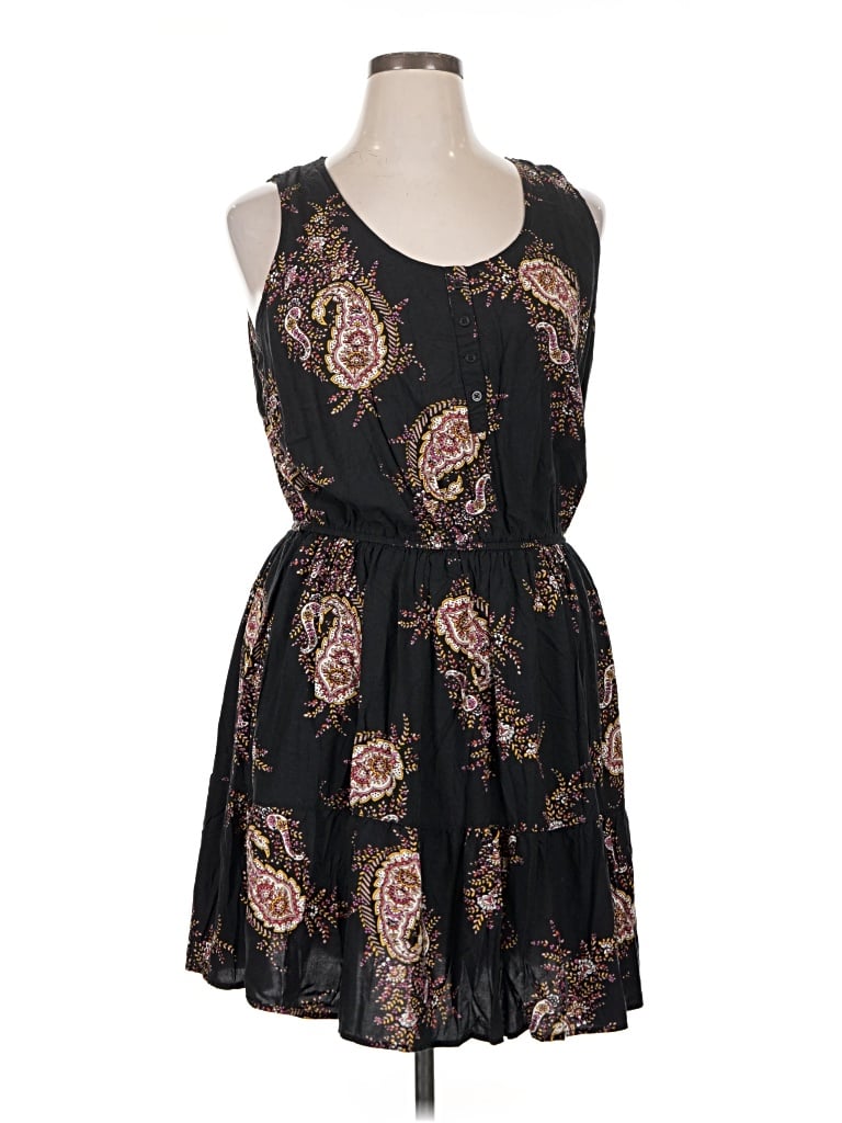 Pre-owned A.n.a. A New Approach Casual Dress In Black