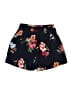 Good Luck Gem Floral Blue Black Shorts Size XS - photo 2