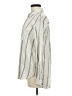 Universal Thread Stripes Ivory Long Sleeve Button-Down Shirt Size M - photo 5