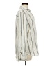 Universal Thread Stripes Ivory Long Sleeve Button-Down Shirt Size M - photo 4