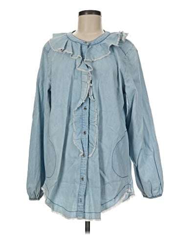 Free People Long Sleeve Blouse (view 1)