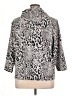 Zenergy by Chico's Animal Print Silver Jacket Size XL (3) - photo 2