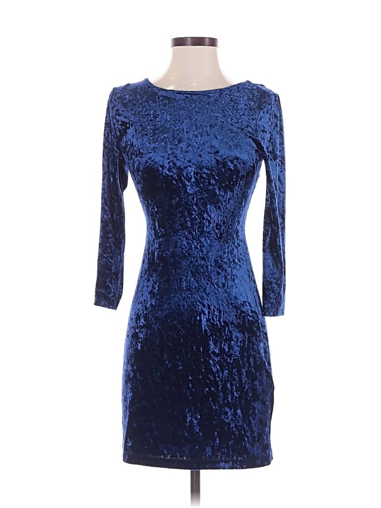 Pre-owned Teeze Me Cocktail Dress In Blue