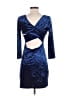 Teeze Me Blue Cocktail Dress Size S - photo 2