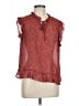 Easel Red Sleeveless Blouse Size L - photo 1
