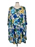 Unbranded Print Blue Casual Dress Size 3X - photo 1