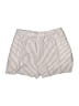Caslon 100% Cotton Stripes Ivory Shorts Size 2X - photo 1