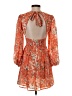 All About May 100% Polyester Orange Cocktail Dress Size 4 - photo 2