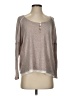 Splendid Brown Long Sleeve Henley Size S - photo 1