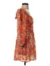 All About May 100% Polyester Orange Cocktail Dress Size 4 - photo 4