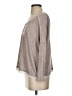 Splendid Brown Long Sleeve Henley Size S - photo 5
