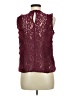 Unbranded Burgundy Sleeveless Blouse Size M - photo 2
