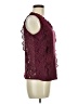 Unbranded Burgundy Sleeveless Blouse Size M - photo 4