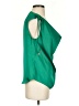 Vince Camuto 100% Polyester Green Sleeveless Blouse Size XS - photo 4