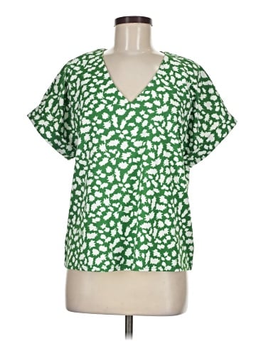 MELLODAY Short Sleeve Blouse (view 1)