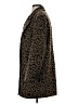 Zara Animal Print Brown Coat Size S - photo 5