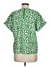 MELLODAY Green Short Sleeve Blouse Size M - photo 2