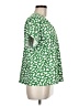 MELLODAY Green Short Sleeve Blouse Size M - photo 4