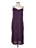 Ann Taylor 100% Polyester Stripes Blue Casual Dress Size 4 - photo 1